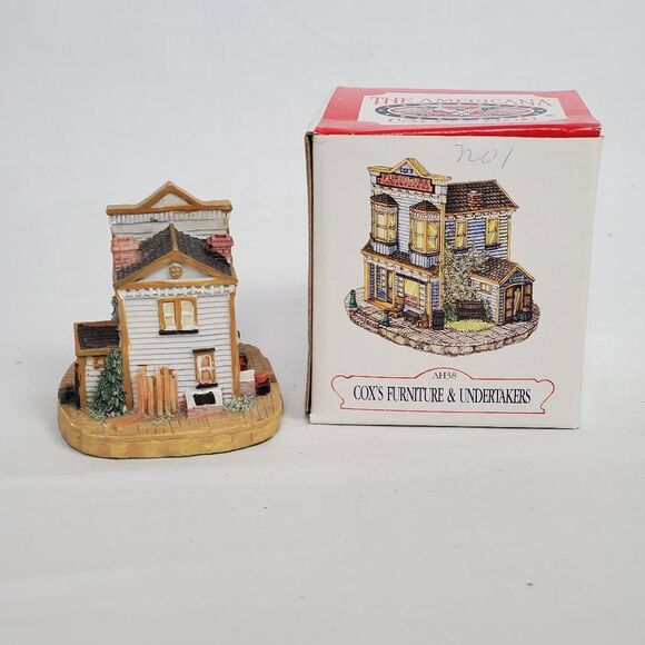 Liberty Falls Cox’s Furniture & Undertakers AH38 Figurine w/ Box - Picture 2 of 3